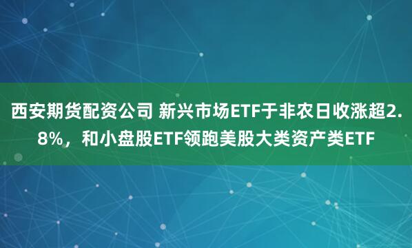 西安期货配资公司 新兴市场ETF于非农日收涨超2.8%，和小盘股ETF领跑美股大类资产类ETF