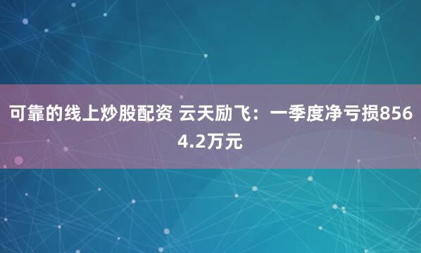 可靠的线上炒股配资 云天励飞：一季度净亏损8564.2万元